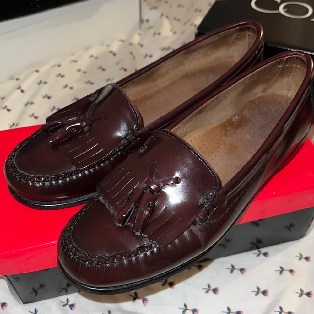 GH Bass loafers brown